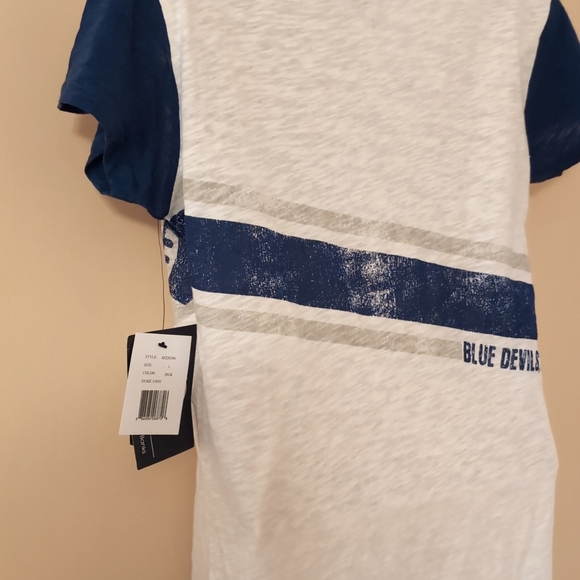 NWT Carl Banks Duke Blue Devils V Neck Tee - Picture 7 of 12